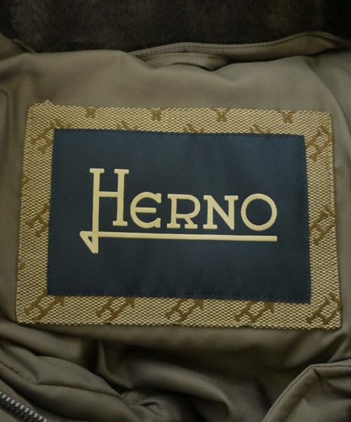 HERNO（ヘルノ）ダウンジャケット/ダウンベスト 茶 サイズ:44(S位) メンズ/2200718109080