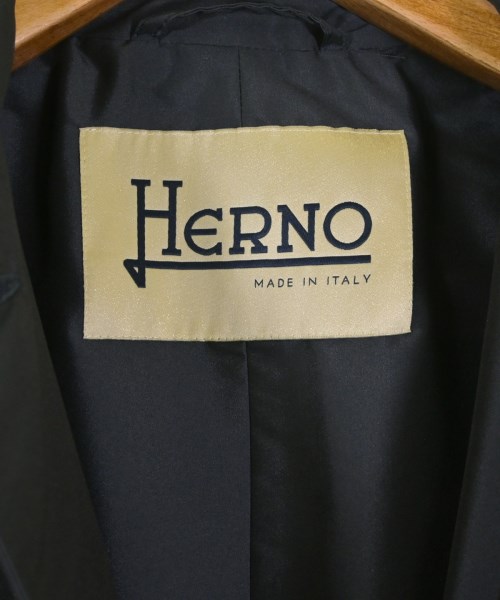 HERNO（ヘルノ）ステンカラーコート 紺 サイズ:40(M位) レディース/2200718002015