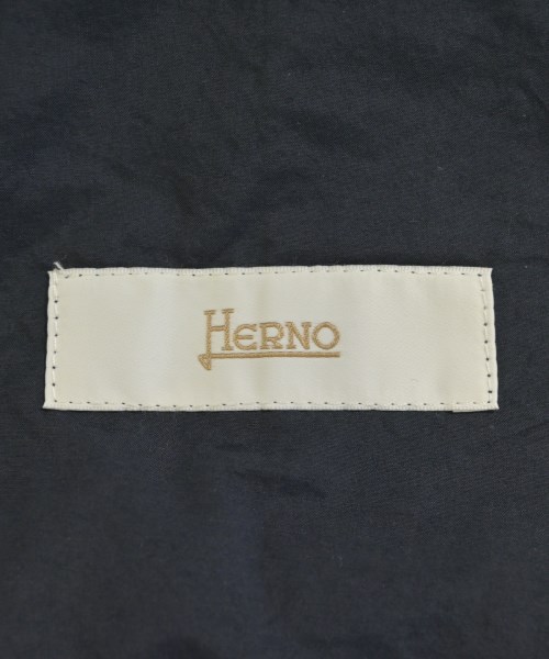 HERNO（ヘルノ）ステンカラーコート 紺 サイズ:48(XXL位) レディース/2200721938035