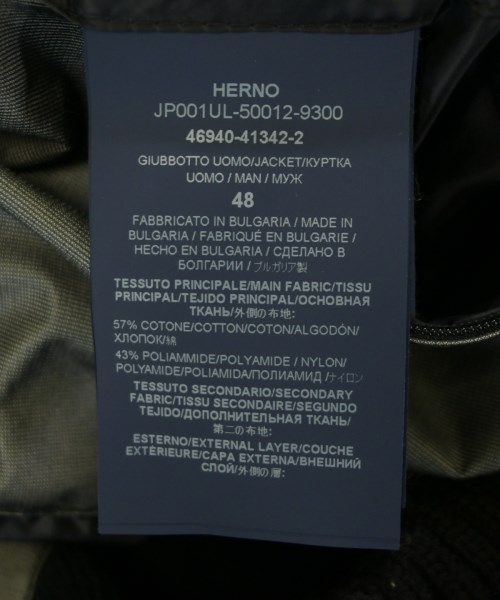 HERNO（ヘルノ）その他 黒 サイズ:48(L位) メンズ/2200723496052
