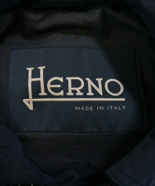 HERNO（ヘルノ）ステンカラーコート 紺 サイズ:46(M位) メンズ/2200725350017