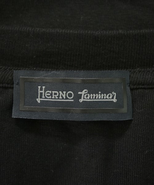 HERNO（ヘルノ）Tシャツ・カットソー 黒 サイズ:52(XXL位) メンズ/2200726551048
