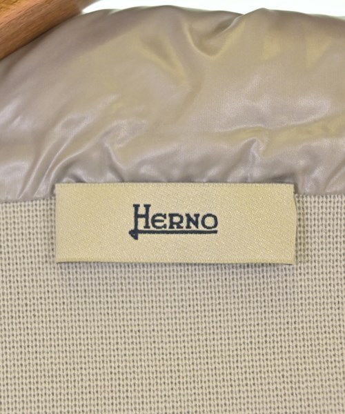 HERNO（ヘルノ）ダウンジャケット/ダウンベスト ベージュ サイズ:38(S位) レディース/2200673900043