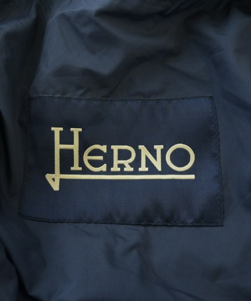 HERNO（ヘルノ）ステンカラーコート 紺 サイズ:54(XXL位) メンズ/2200688991074