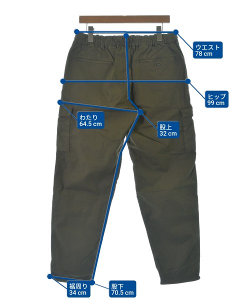 HERNO（ヘルノ）カーゴパンツ カーキ サイズ:M メンズ/2200685697122