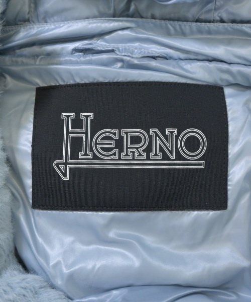 HERNO（ヘルノ）ダウンコート 青 サイズ:40(M位) レディース/2200682395014