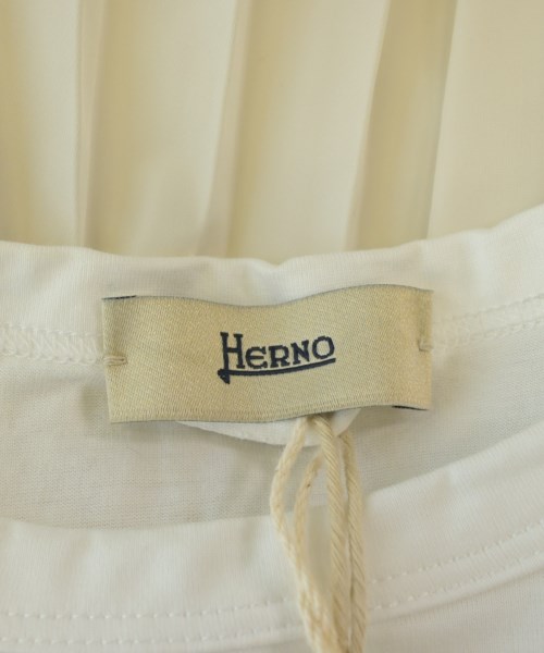 HERNO（ヘルノ）Tシャツ・カットソー 白 サイズ:42(M位) レディース/2200690029062