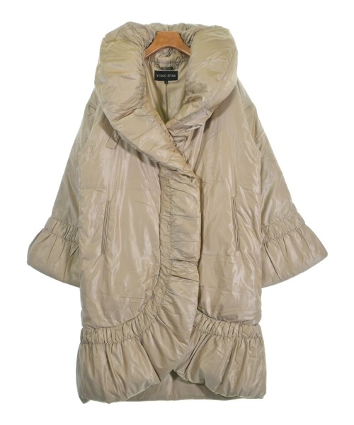 YOKO D'OR(ヨーコドール)ダウンコート ベージュ サイズ:38(S位)/2200627447037
