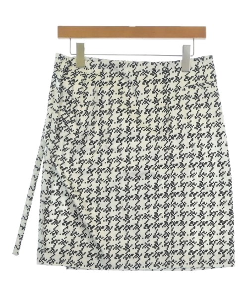 AGNONA（アニオナ）ひざ丈スカート 白 サイズ:40(M位) レディース/2200613549479