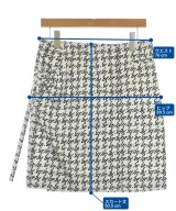 AGNONA（アニオナ）ひざ丈スカート 白 サイズ:40(M位) レディース/2200613549479