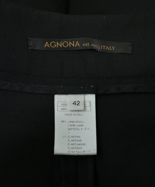 AGNONA（アニオナ）スラックス 黒 サイズ:42(M位) レディース/2200614017168