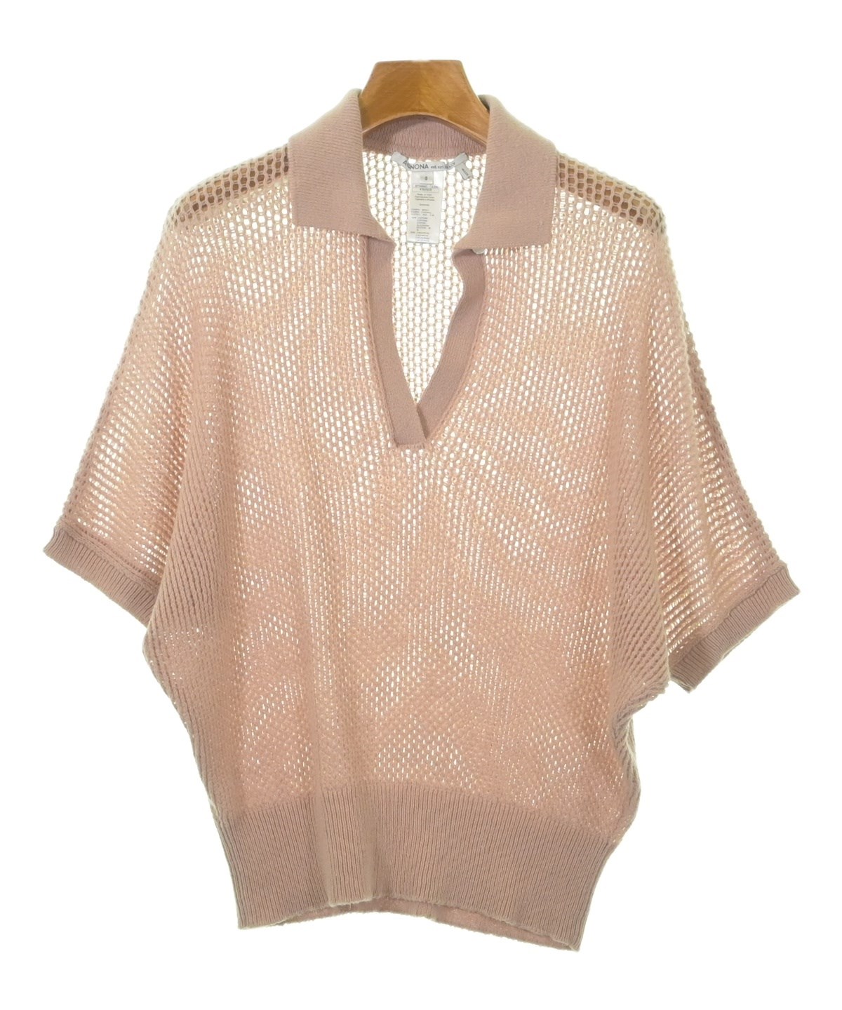 E*)様 アニオナ（AGNONA）ニットセーター　新品未使用 AGNONA（アニオナ）ニット・セーター ピンク サイズ:S レディース