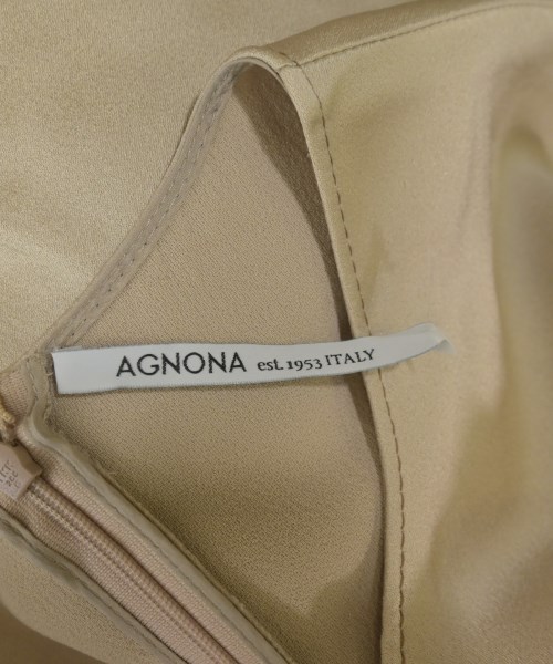 AGNONA（アニオナ）ワンピース ベージュ サイズ:40(M位) レディース/2200670782055