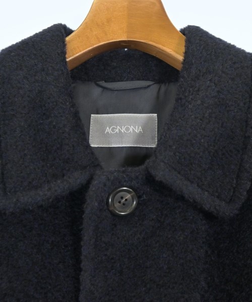 AGNONA（アニオナ）ステンカラーコート 紺 サイズ:-(XXL位) メンズ/2200658091018