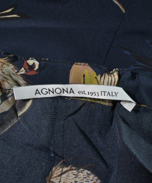 AGNONA（アニオナ）ブラウス 紺 サイズ:44(L位) レディース/2200723822202