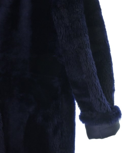 YVES SALOMON（イヴサロモン）ムートンコート 紺 サイズ:32(XXS位) レディース/2200643322011