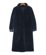 YVES SALOMON（イヴサロモン）ムートンコート 紺 サイズ:32(XXS位) レディース/2200643322011