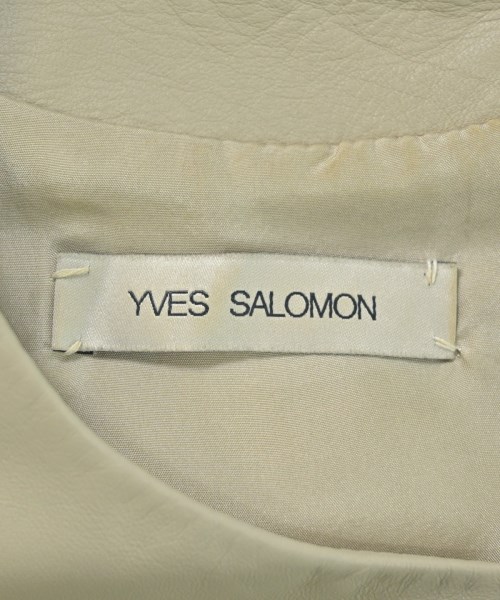 YVES SALOMON（イヴサロモン）ワンピース ベージュ サイズ:36(XS位) レディース/2200621893052