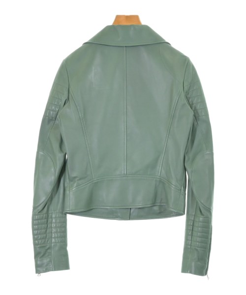 YVES SALOMON（イヴサロモン）ライダース 緑 サイズ:34(XXS位) レディース/2200630938010