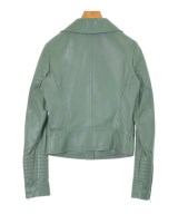 YVES SALOMON（イヴサロモン）ライダース 緑 サイズ:34(XXS位) レディース/2200630938010