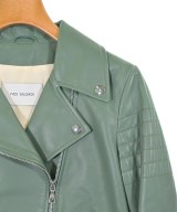 YVES SALOMON（イヴサロモン）ライダース 緑 サイズ:34(XXS位) レディース/2200630938010