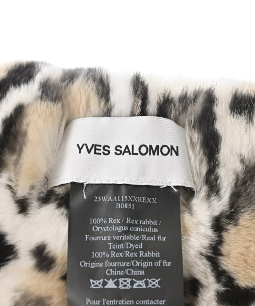 YVES SALOMON（イヴサロモン）マフラー ベージュ サイズ:- レディース/2200676803655