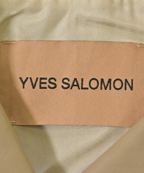 YVES SALOMON（イヴサロモン）ライダース ベージュ サイズ:38(S位) レディース/2200693957287
