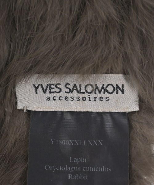 YVES SALOMON（イヴサロモン）マフラー 茶 サイズ:- レディース/2200655042112