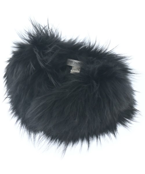 YVES SALOMON(イヴサロモン)マフラー 黒 サイズ:-/2200660265094