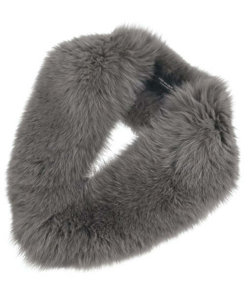 YVES SALOMON(イヴサロモン)マフラー グレー サイズ:-/2200668847049