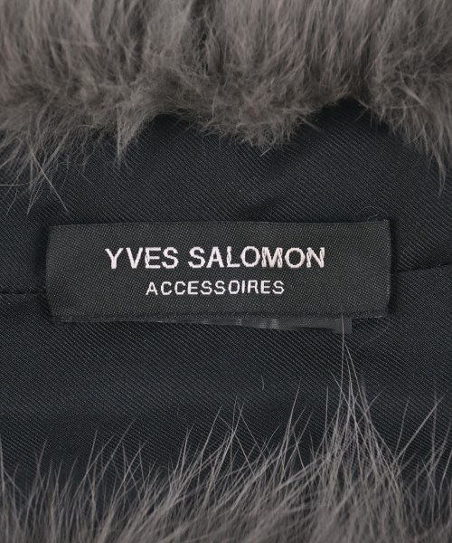 YVES SALOMON（イヴサロモン）マフラー グレー サイズ:- レディース/2200668847049