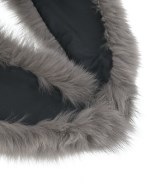 YVES SALOMON（イヴサロモン）マフラー グレー サイズ:- レディース/2200668847049