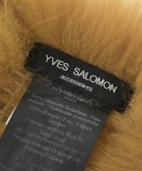 YVES SALOMON（イヴサロモン）マフラー 黄 サイズ:- レディース/2200688397043