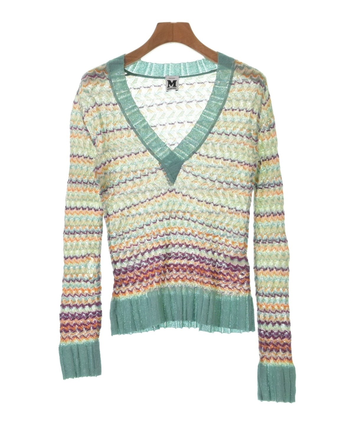 M MISSONI（エムミッソーニ）ニット・セーター 青 サイズ:38(M位