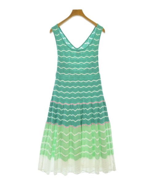M MISSONI（エムミッソーニ）ワンピース 緑 サイズ:40(M位) レディース/2200610028083