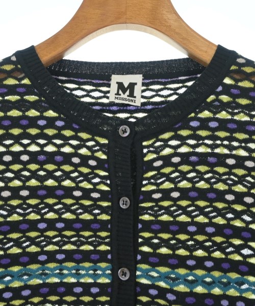 M MISSONI（エムミッソーニ）カーディガン 黒 サイズ:42(M位) レディース/2200694643080