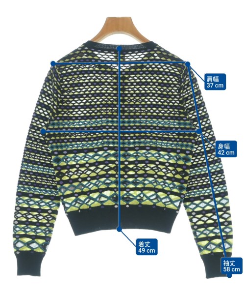 M MISSONI（エムミッソーニ）カーディガン 黒 サイズ:42(M位) レディース/2200694643080