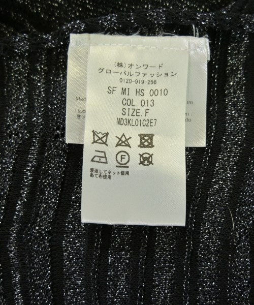 M MISSONI（エムミッソーニ）ニット・セーター 黒 サイズ:F レディース/2200710004024