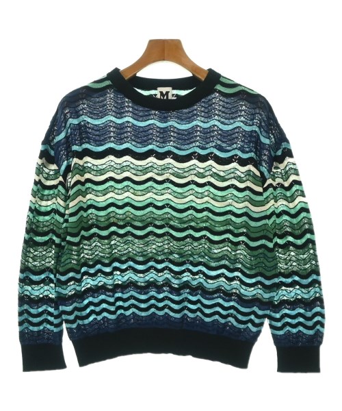 M MISSONI(エムミッソーニ)ニット・セーター 青 サイズ:40(M位)/2200700647095