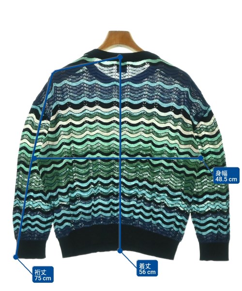 M MISSONI（エムミッソーニ）ニット・セーター 青 サイズ:40(M位) レディース/2200700647095
