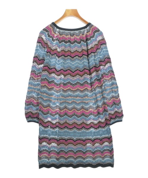 M MISSONI（エムミッソーニ）ワンピース 青 サイズ:40(M位) レディース/2200671872069