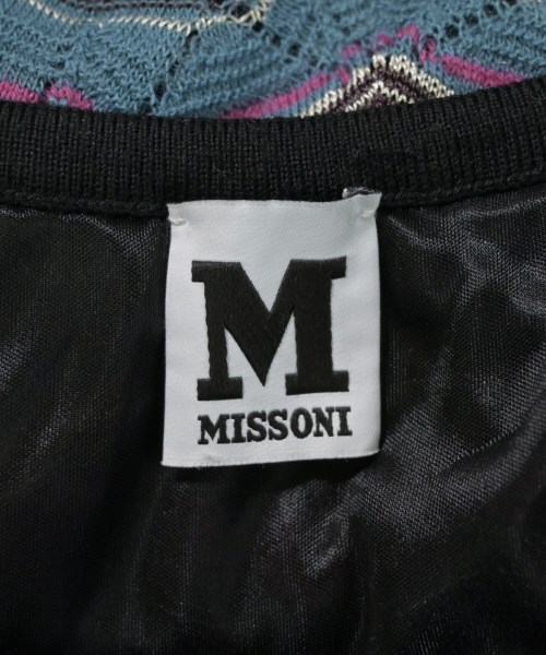 M MISSONI（エムミッソーニ）ワンピース 青 サイズ:40(M位) レディース/2200671872069