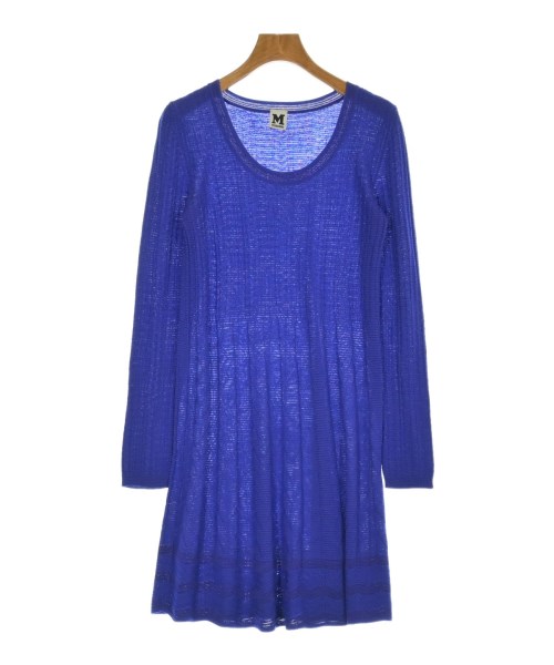 M MISSONI(エムミッソーニ)ワンピース 青 サイズ:-(S位)/2200685240083