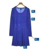M MISSONI（エムミッソーニ）ワンピース 青 サイズ:-(S位) レディース/2200685240083