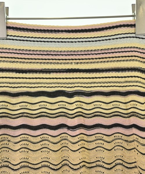M MISSONI（エムミッソーニ）ミニスカート 黄 サイズ:40(M位) レディース/2200688867034