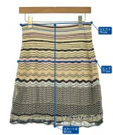M MISSONI（エムミッソーニ）ミニスカート 黄 サイズ:40(M位) レディース/2200688867034