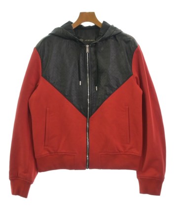 VERSACE（ヴェルサーチ）パーカー 赤 サイズ:50(XL位) メンズ