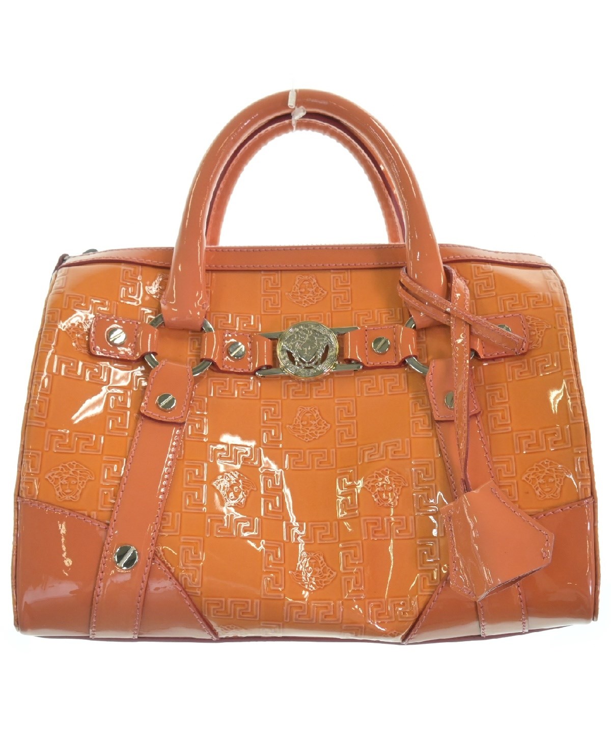 VERSACE（ヴェルサーチ）ハンドバッグ オレンジ サイズ:- レディース