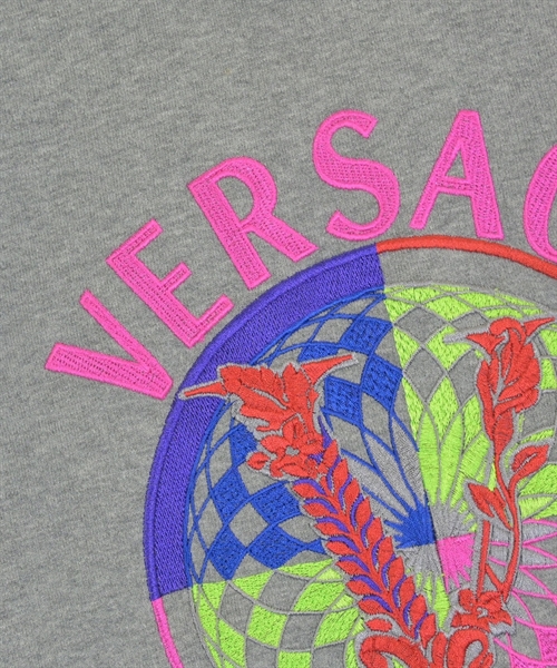 VERSACE（ヴェルサーチ）スウェット グレー サイズ:40(M位) レディース/2200635776020