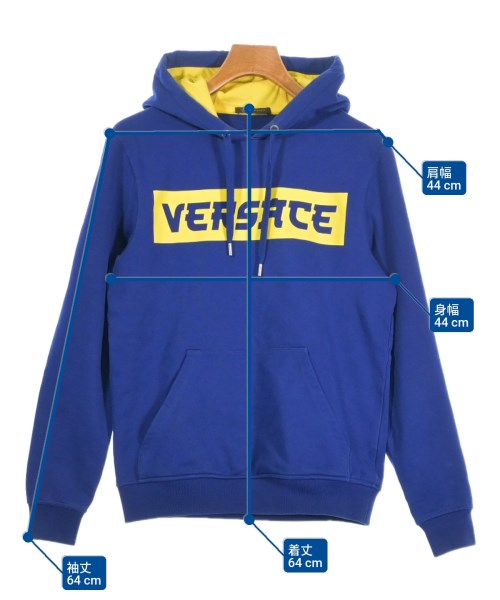 VERSACE（ヴェルサーチ）スウェット 青 サイズ:XS メンズ/2200638555059
